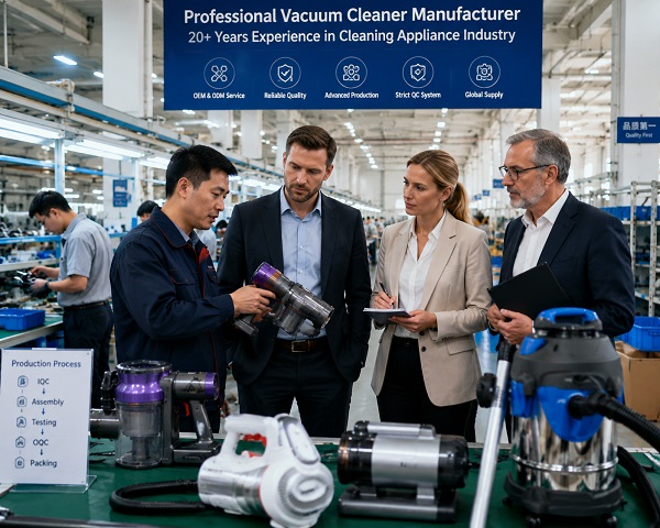 How to Find a Reliable Vacuum Cleaner Manufacturer in China