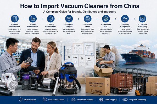 How to Import Vacuum Cleaners from China